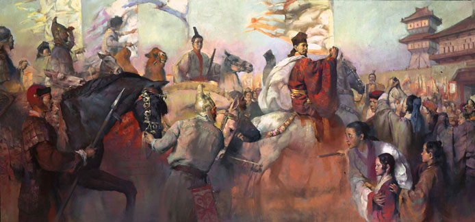 'Возвращение Чжан Цяня', Zhang Hongnian